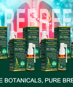 CareBreeze® Botanical Mullein Leaf Extract Spray na čistenie pľúc