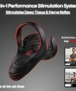 Kaydenth™ Vibračný elektrický uzamykací krúžok mužskej masturbácie