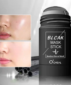 Tuhá maska ​​na tvár Tyčinka Zelený čaj Med Broskyňa Čistenie pórov Hydratačný film Dlhé uhlie Baklažán Bahenný film