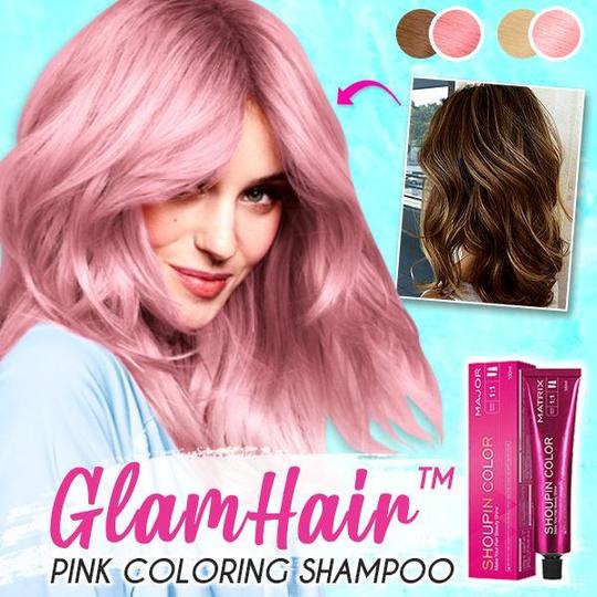 Šampón na ružové farbenie GlamHair
