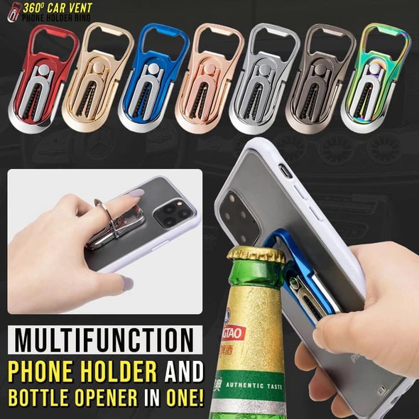 360º krúžok na držiak telefónu do ventilácie auta – Obrázok 2