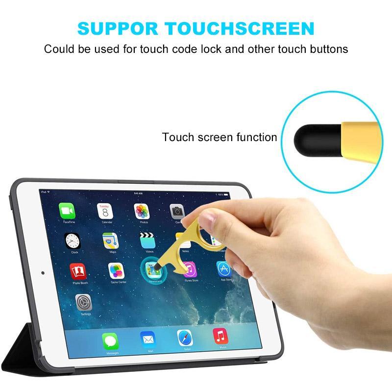 Bezdotykové nástroje na otváranie dverí s príveskom na kľúče – Obrázok 3