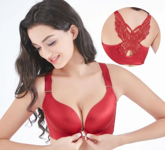 Ručne vyrobená bezdrôtová podprsenka Butterfly – Obrázok 2