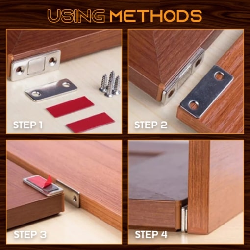 Ultratenké neviditeľné magnetické zarážky dverí – Obrázok 3