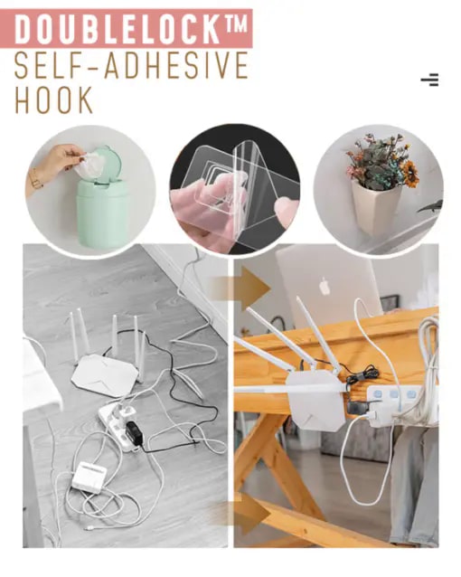 Samolepiaci háčik DoubleLock