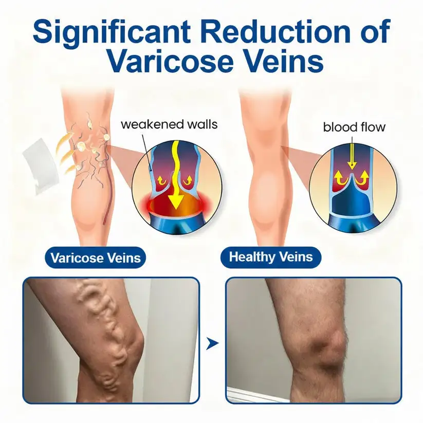 Mikroihličková náplasť na zmiernenie žíl – Obrázok 4