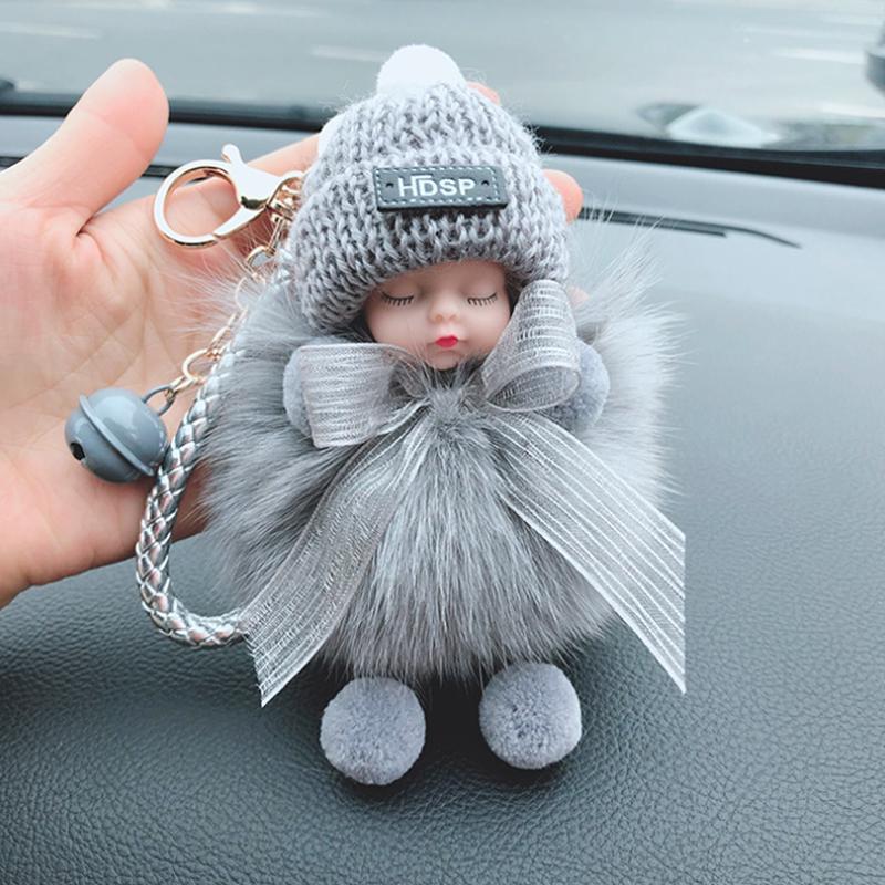 Roztomilá simulačná plyšová škúliaca bábika – Obrázok 2